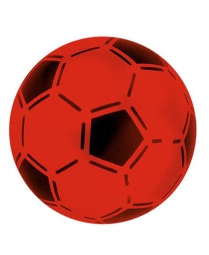 Toyrific bal voetbalprint rood 21 cm