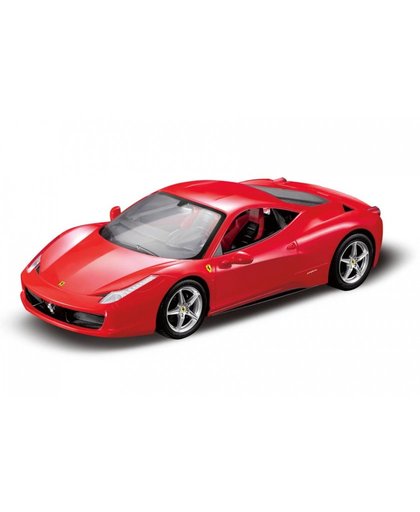 Rastar RC Ferrari 458 Italia 18 cm schaal 1:24 rood