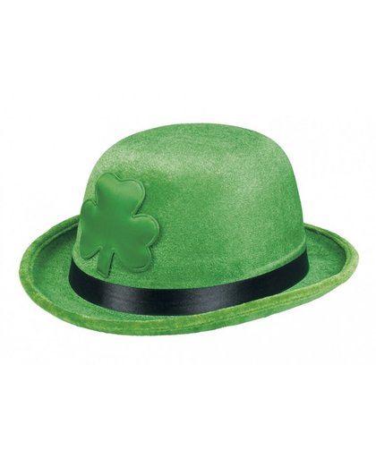 Boland hoed Shamrock Bowler unisex groen one size