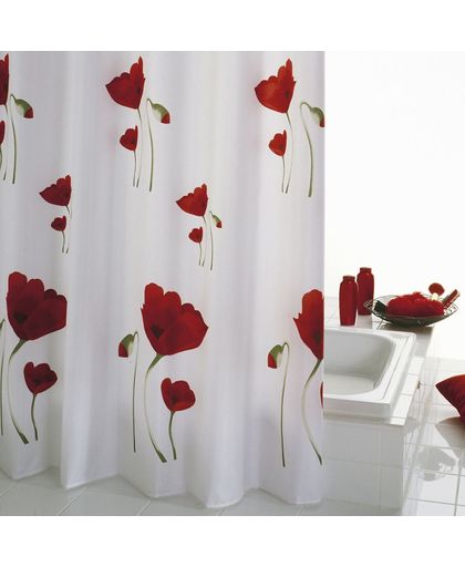 RIDDER Shower Curtain Mohn Fabric 180x200 cm 47800