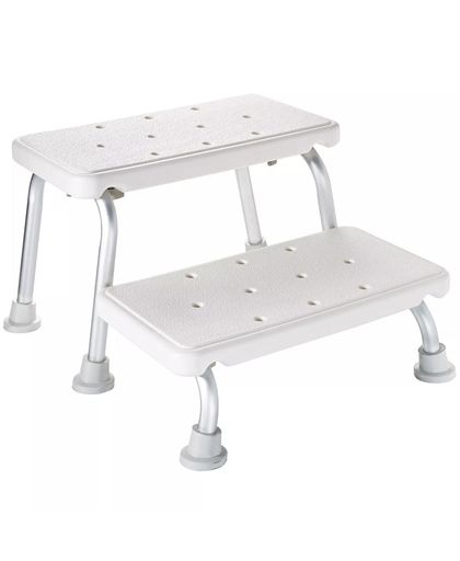RIDDER Two-Tier Step Stool White 150 kg A0102001