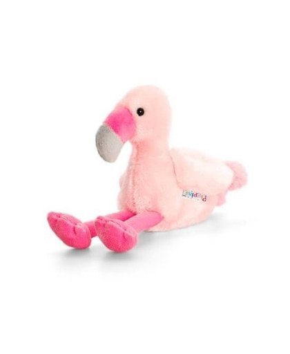 Keel Toys pluche flamingo knuffel 14 cm Multi