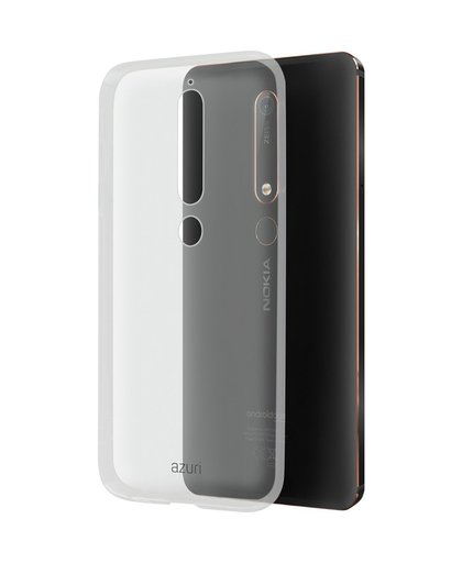 Azuri TPU Nokia 6.1 (2018) Back Cover Transparant