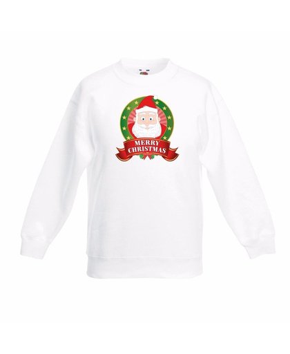 Wit Kerst sweater voor kinderen met Kerstman print 12-13 jaar (152/164) Multi
