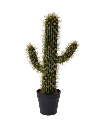 Groene kunstplant cactus Saguaro 55 cm Groen