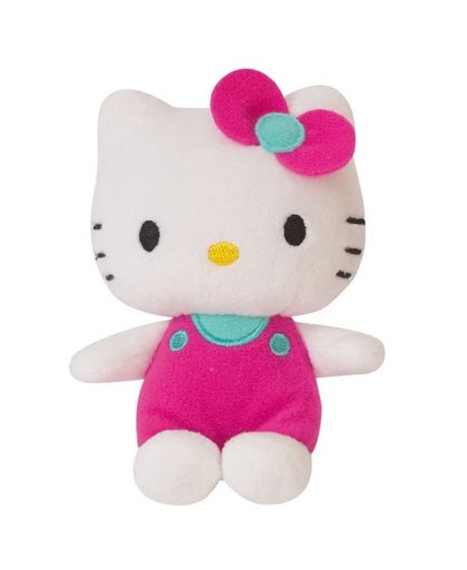 Pluche Hello Kitty roze 12 cm Roze