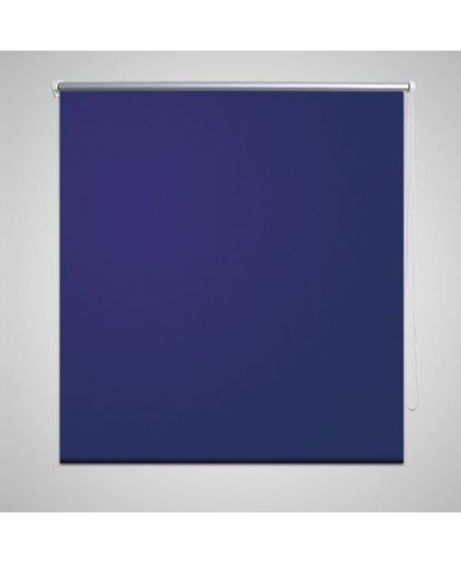 vidaXL - Wonen Rolgordijn - Verduisterend 80 x 175 cm - marineblauw 240112