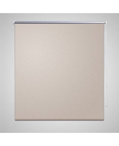 vidaXL Rolgordijn (wonen) Rolgordijn verduisterend 60 x 120 cm beige
