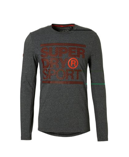 Superdry Core Long Sleeve Graphic T-Shirt Black
