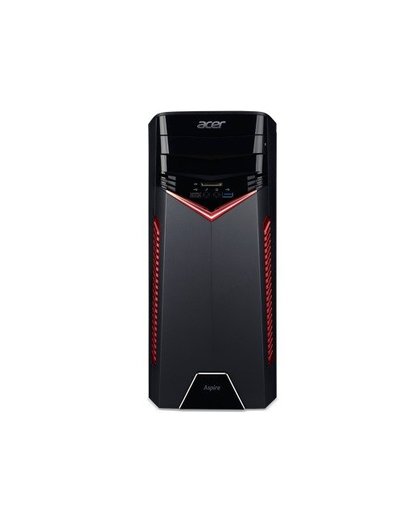 Acer Aspire GX-281 3,2 GHz AMD Ryzen 5 1400 Zwart, Rood PC