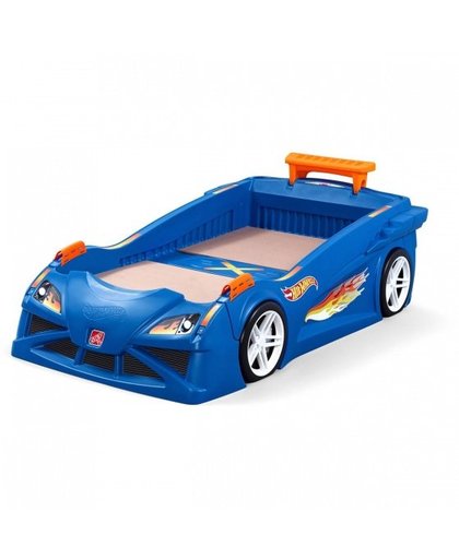 Step2 Hot Wheels Toddler-To-Twin Race Car Kinderbed Blauw, Rood Kunststof