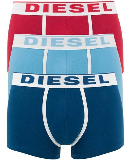 Diesel 3-pack Hipsters blauw rood Heren Heren