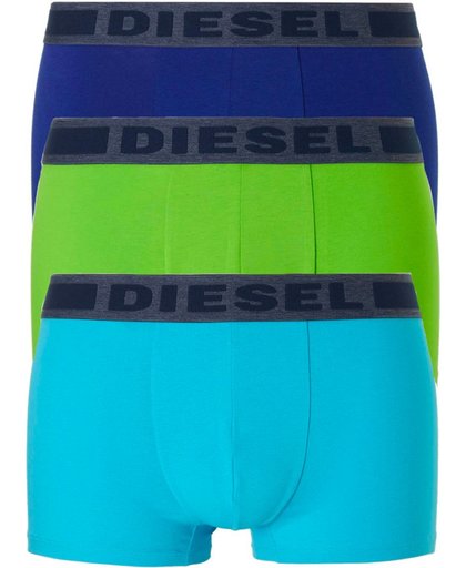Diesel 3-pack Hipsters blauw groen Heren Heren