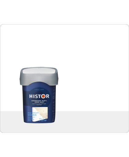 Histor Perfect Base grondverf acryl voor hout wit 750 ml