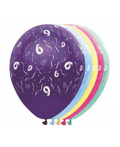 Helium leeftijd ballonnen 6 jaar