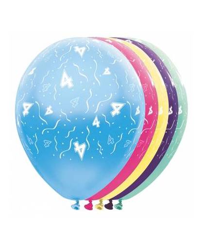 Helium leeftijd ballonnen 4 jaar