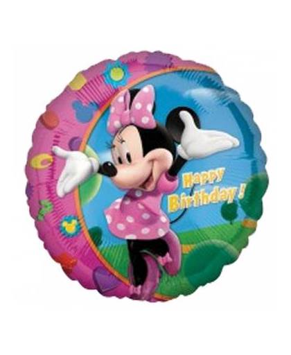 Minnie mouse folie ballon happy birthday