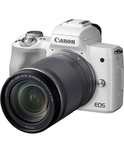 Canon EOS M50 + 18-150 mm MILC 24,1 MP CMOS 6000 x 4000 Pixels Wit