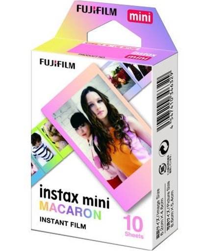 Fujifilm Instax Mini Macaron 10stuk(s) 54 x 86mm instant picture film