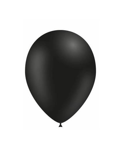 Zwarte ballonnen 30cm 10 stuks