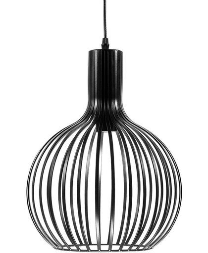 Beliani SEGURA - Hanglamp - Staal - zwart - 28x28x192