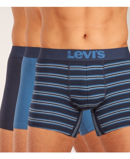 Levi's - Giftbox 3-Pack Brief Boxers Blauw - S
