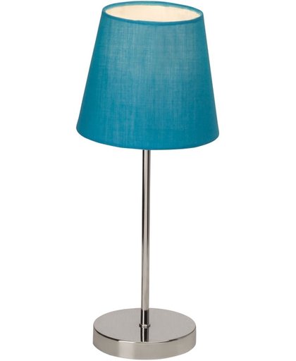 Brilliant KASHA Tafellamp 1x40W Blauw Chroom 94874/03