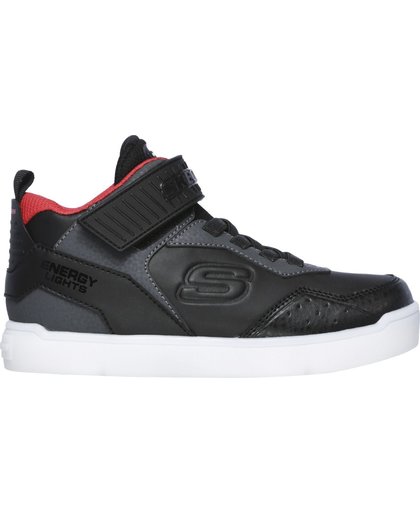 Skechers S Lights-Energy Lights - Merrox  Sneakers - Maat 36 - Unisex - zwart/grijs/rood