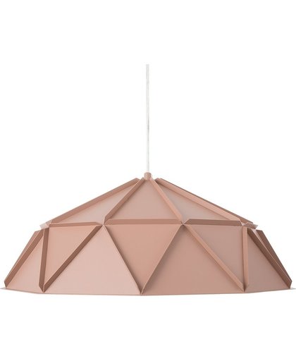 Beliani Senia - Hanglamp - Staal - roze - 45x45x120