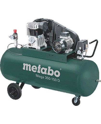 MEBO compressor, groen, (hxbxd) 95x42x138cm, 380V, 1 cilinders