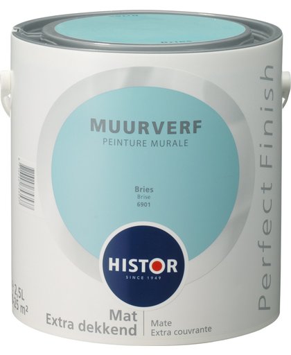 Histor Perfect Finish Muurverf Mat - 2,5 Liter - Bries