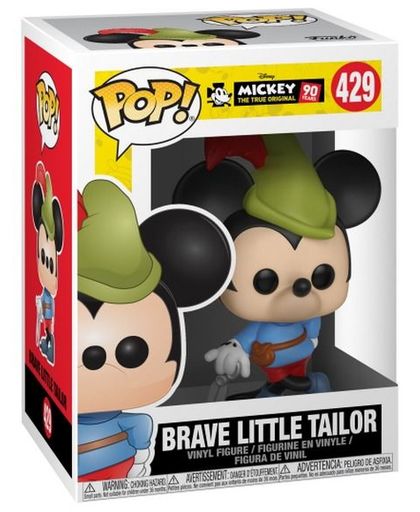Mickey & Minnie Mouse Mickey&apos;s 90th Anniversary - Brave Little Tailor Mickey Vinylfiguur 429 Verzamelfiguur standaard