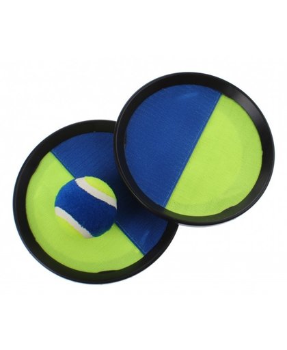 Toi Toys vangspel klittenband blauw/groen 18 cm