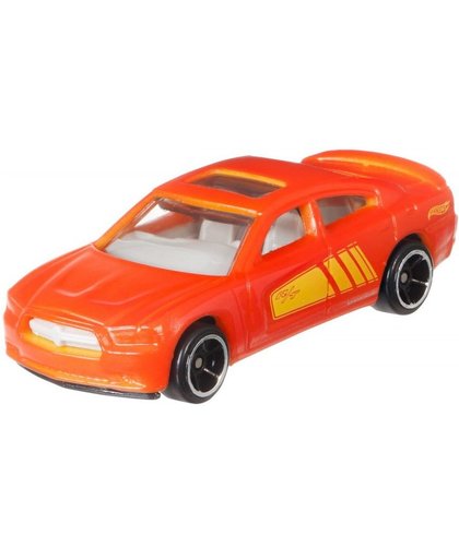 Hot Wheels Colour Shifters auto Dodge Charger R/T oranje 7 cm