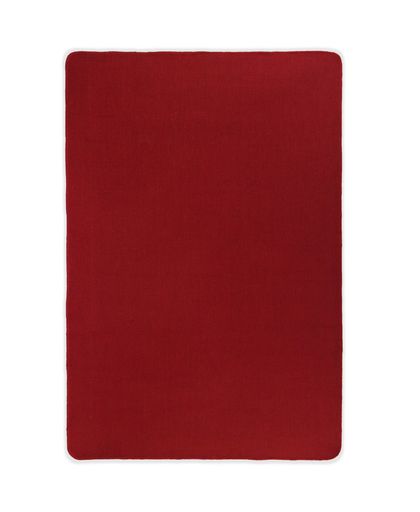 Tapijt met latex onderkant 190x300 cm jute rood