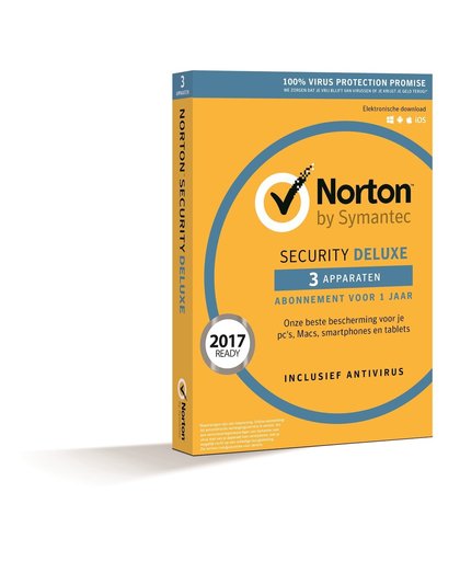 Symantec Norton Security Deluxe voor 3 apparaten