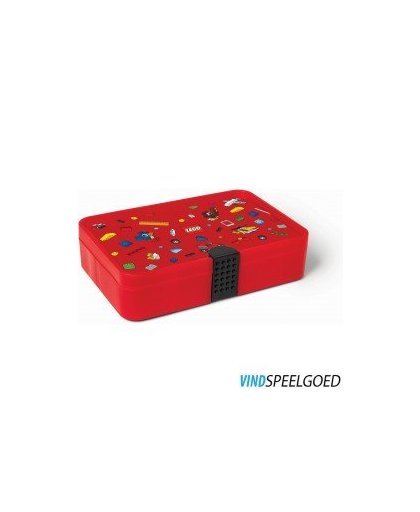 Sorteerkoffer Lego: rood