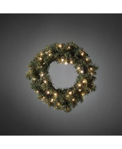 Konstmide For outdoors - LED spruce wreath with light sensor