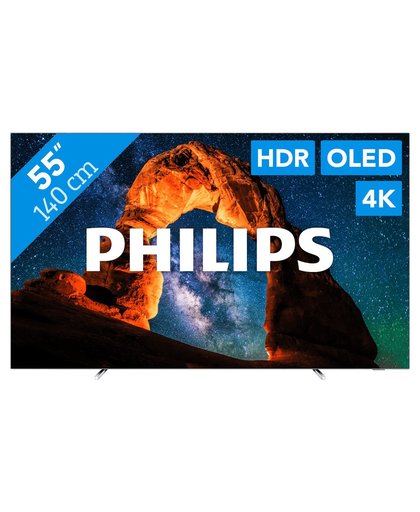 Philips Superslanke 4K UHD OLED Android TV 55OLED803/12 LED TV