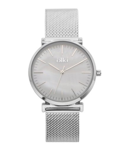 IKKI-Horloges-Watch Dante Silver-Zilver