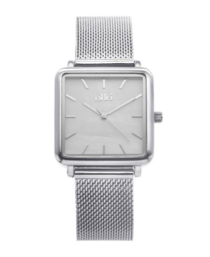 IKKI-Horloges-Watch Tenzin Silver-Wit