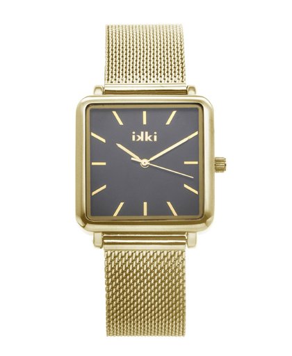 IKKI-Horloges-Watch Tenzin Gold-Zwart