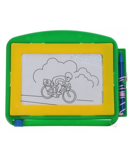 Topwrite Kids magnetisch tekenbord 18 x 14 cm groen/geel