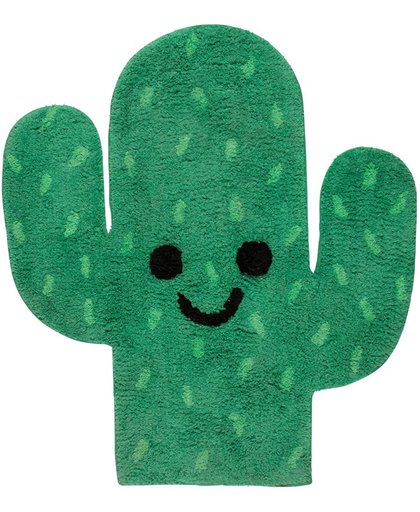 Tapijtje Cactus - kinderkamer vloerkleed groene cactus