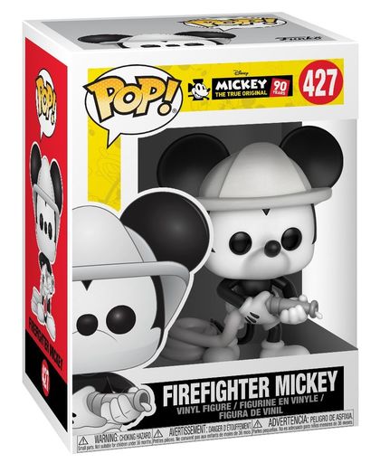 Mickey & Minnie Mouse Mickey&apos;s 90th Anniversary - Firefighter Mickey Vinylfiguur 427 Verzamelfiguur standaard
