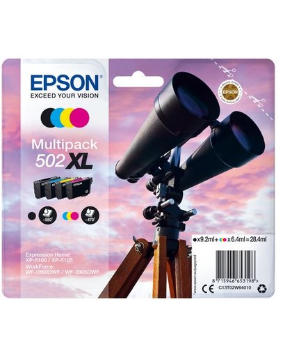 Epson Multipack 4-colours 502XL Ink inktcartridge