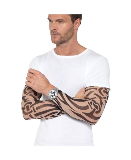 2x Tattoo sleeves tribal voor volwassenen Multi