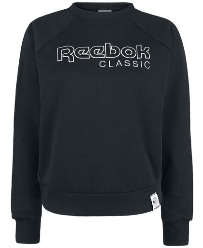 Reebok Ac Iconic Fl Crew W sweater zwart