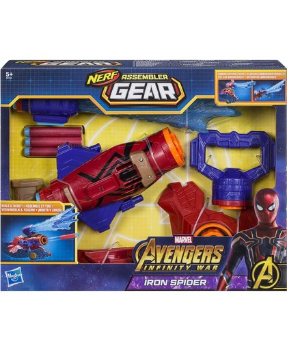 Nerf Avengers Infinity Wars Iron Spider Assembler Gear met 3 Darts