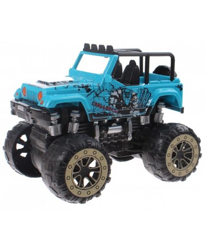 Toi Toys monstertruck Cross Country Car Aqua 15 cm groen